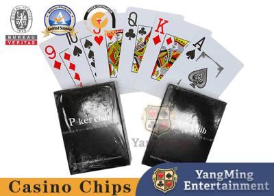 Κίνα Αδιάβροχη πλαστική πόκερ καρτών κόκκινη και μπλε κάρτα επιτραπέζιων παιχνιδιών πόκερ του Τέξας χαρτοπαικτικών λεσχών αποκλειστική πλαστική προς πώληση