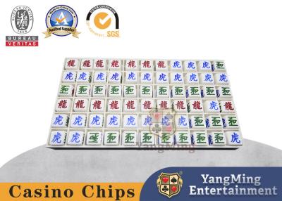 China Baccarat Dragon Tiger Poker Tabla de resultados de juego Perlas Acrílico Gota de rocío tallada en venta