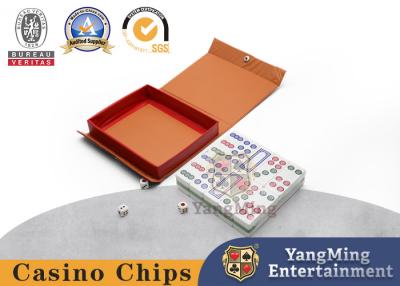 China Durable Poker Table Top Cards Taiwan Tianjiu Pai Gow Dark Green Bamboo Silk Set for sale