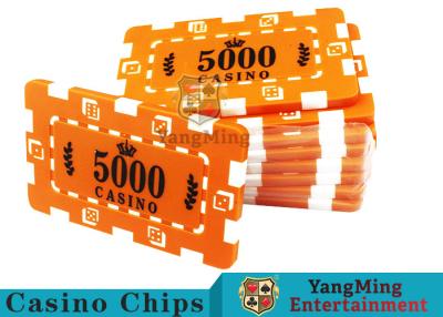 China Cree las fichas de póker baratas del casino para requisitos particulares, fichas de póker numeradas plásticas del ABS en venta