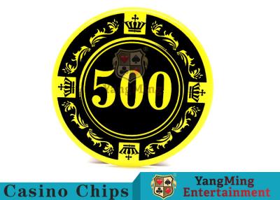 China 12g Colorful Casino Quality Poker Chips With Crown Screen Convenient To Carry for sale