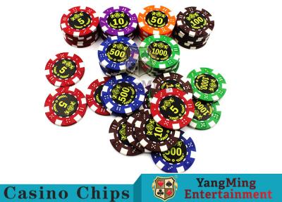 China Goede Druk niet - Langzaam verdwenen ABS van Casinoroyale poker chips with special Materiaal Te koop