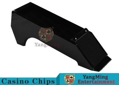 China Traditional Texas Holdem Black Color Acrylic  8 Deck Card Dealer Shoe Special For Wide Or Small Cards for sale