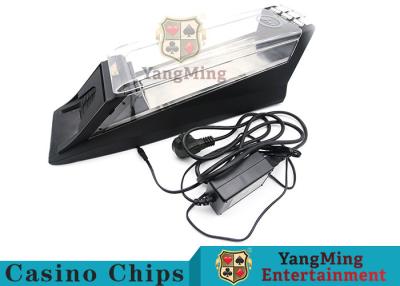 China Electric Control Casino Card Shoe Built - In High Speed Recognition Sensor for sale