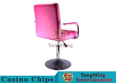 China Soft Casino Bar Stools / Gaming Office Chair With Footrest Arc Chassis Design for sale