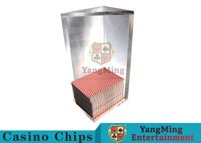 China 250g Triangle 6 Deck Card Holder High Capacity With Special Acrylic Material for sale