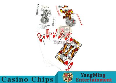 China Cartões de jogo feitos sob encomenda do plástico do projeto especial para os jogos do casino dedicados à venda