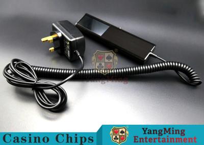 China Black Poker Chip Purple Light Code Verifier Baccarat Poker Table Game Table Code Verification Lamp for sale