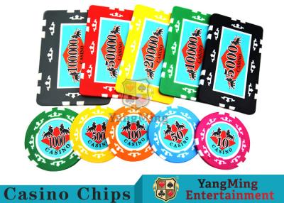 China Entertainment ABS Plastic RFID Casino Chips With Custom Logo Dedicated Box for sale