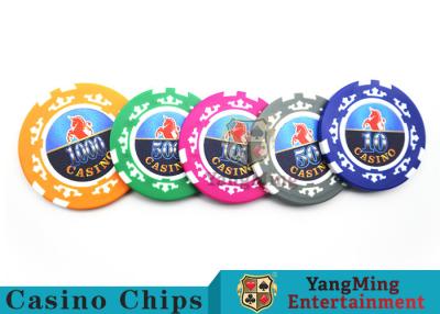 China High Precision Casino Poker Chip Set / Poker Table Set For Gambling Games for sale