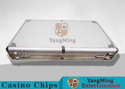 China Aluminum Carrying Case For Casino Poker Chip Set  Metal Poker Chip Box For 600pcs for sale