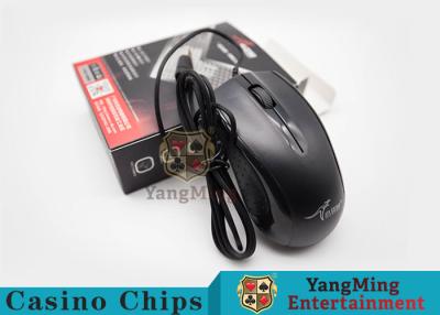 China Electronic Baccarat Gambling Systems Casino Optical Mute Wired Gaming Mouse for sale