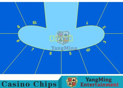 China Anti - Slippery Roulette Wheel Layout / Craps Board Layout With Smooth Surface for sale