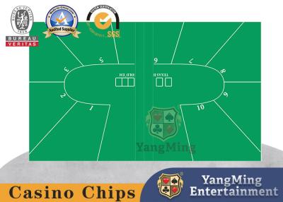 China Tragbarer faltender Kasino-Texas Hold Em Poker Table-Plan zu verkaufen