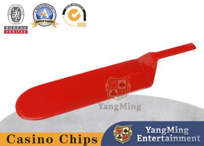 Chine Grand plastique acrylique rouge traditionnel Chips Playing Card Shovel YM-BS01 à vendre