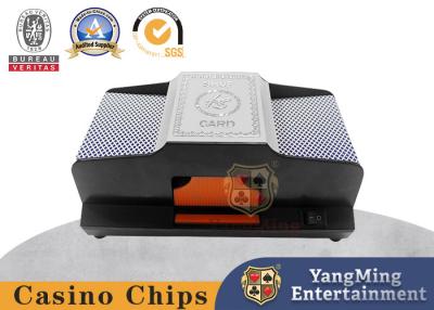 China New Custom Bulk Casino Promotion Battery Automatic 2 Deck Shuffler Sea Word Design for sale