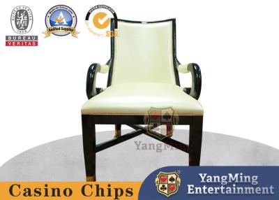 China Elegante Kasino-Spiel-Stühle mit den Metallbeinen und den europäischen Einheitswinkel-Handläufen zu verkaufen