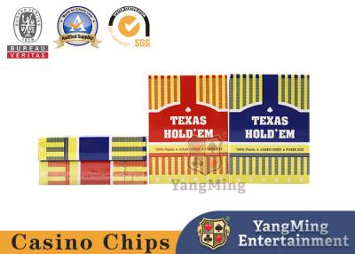 China SGS de Pookspeelkaarten van Matte Type Printing Gambling Frosted van Casinospeelkaarten Te koop