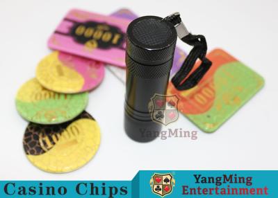 China Mini Multi-função roxa UV de Yanchao Lanyard Flashlight da lâmpada do código à venda