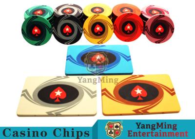 中国 3.3mmの厚さ12 - 32gカジノのポーカー用のチップ/カスタマイズされた陶磁器の破片は注文である場合もある 販売のため