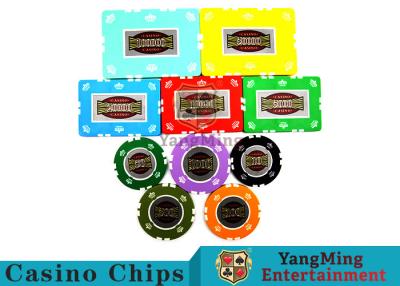 China Anti ULTRAVIOLETA de Clay Casino Chip Set With de la corona del RFID - caso de aluminio falso en venta
