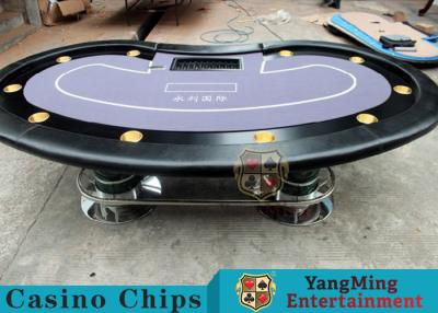 China Texas Holdem Casino 10 Person Poker Table For Gambling Games for sale