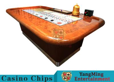 China Standard Casino Sic Bo Luxury Casino Craps Poker Table / Electronic Poker Table for sale