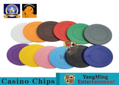 China Lightweight ABS Hotstamping Logo Dice Poker Chip / Colorful Roulette Poker Chips for sale