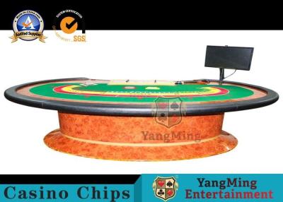 China Durable Simple Modern Poker Card Table Top With Z Wood Legs / Baccarat Table for sale