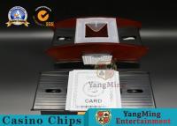 China Máquina plástica automática do Shuffler do cartão da plataforma do casino lavável para a ponte à venda
