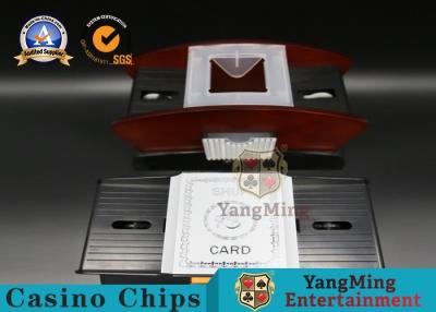 China Máquina plástica automática del Shuffler de la tarjeta de la cubierta del casino lavable para el puente en venta