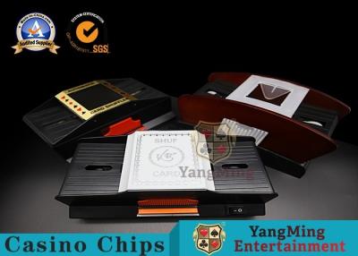 China Regular 2 Deck Playing Cards Casino Poker Shuffler / Automatic Card Shuffler for sale