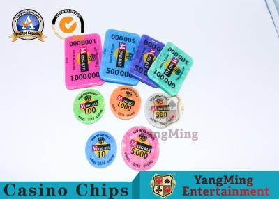 China Microprocesadores de juego del ABS RFID, número de la seguridad de Monte Carlo Blackjack Poker Chips With en venta