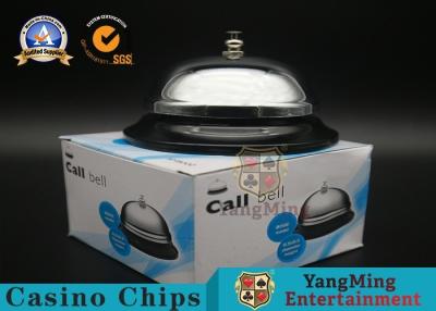 China 60 - 80mm Casino Poker Games Customized Metal Call Bell SGS Certification for sale