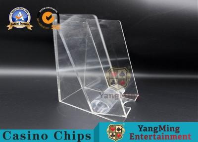 China Acrylic Square 8 Decks Playing Card Discard Holder / Discard Racks Baccarat Accessories for sale