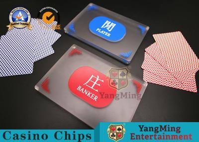 China El marcador Crystal Scrubs And Critiques Fully del póker del bacará fregó el botón de juego del distribuidor autorizado de la tabla de la serigrafía en venta