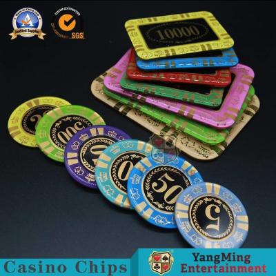China las fichas de póker rectangulares 13.5g/el club plástico de juego VIP del póker del casino de la luz UV de la tabla RFID salta en venta