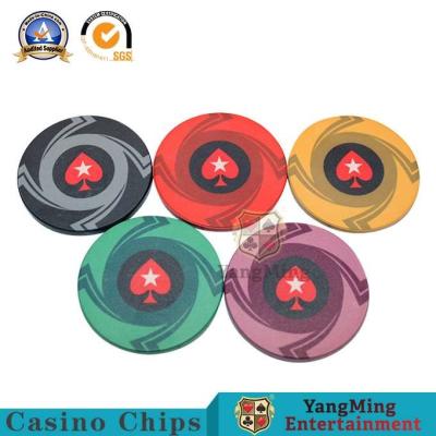 China Dedicated Ceramic Casino Poker Chips For Texas Hold 'em Poker VIP Club for sale