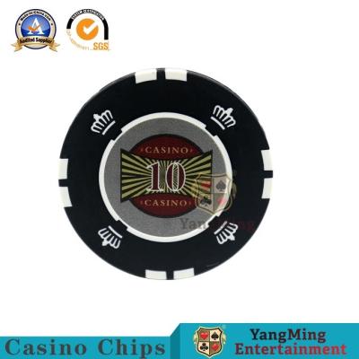 중국 플라스틱 RFID 카지노는 지정된 / 10 그램 포커 클럽 게이밍 스티커 칩을 자릅니다 판매용