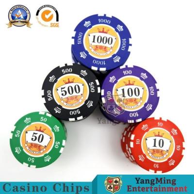 China Electronic Gambling Poker Printed RFID Casino Chips Ultimate Crown Stickers for sale