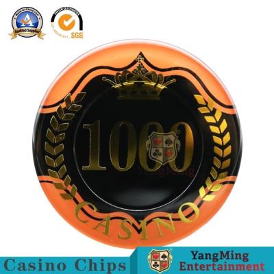 China Two - Tone Sticker UV RFID Casino Chips High Transmittance Acrylic Material 14g for sale