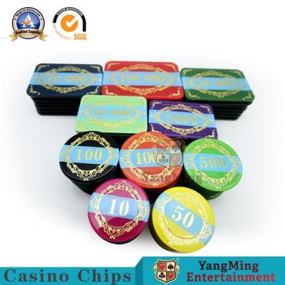 China Durable Light Weight RFID Casino Chips / Rectangle Poker Chips Standard Color for sale