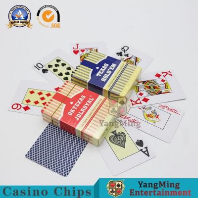 China Gambling Games Club UV Sign Casino Playing Cards  57x87 / 63x88mm for sale