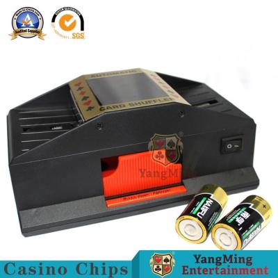 China Normal Dual Gambling Poker Card Shuffler 2 Deck Carton Box Package for sale