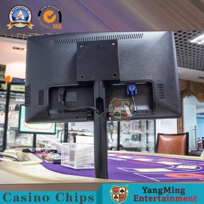 China Tenedor dual de la exhibición del soporte del monitor de la pantalla ajustable del sistema del calculador del bacará del hierro en venta