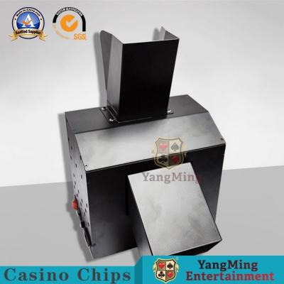 China Kasino 250V ABS Papierschürhaken-Karten-Unterhaltungs-Metallspielkarte-Reißwolf zu verkaufen