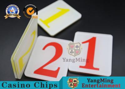 China Silk Screen Casino Game Accessories 1.2 Number Win Lose Discard Button Gambling Tables Games Record Mark for sale