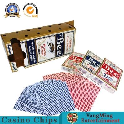 China 0.28-0.33mm Thickness Casino Playing Cards / OEM  Poker Cards for sale