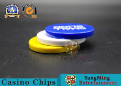 China Texas Hold ellos los accesorios del juego del casino gana el botón plástico del distribuidor autorizado del póker de Mark Texas Holdem picosegundo en venta