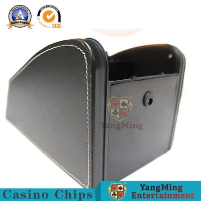China Entertainment Casino Card Shoe All - In - One Mode Costume Black Color Semiautomatic Playing Card Shoes for sale